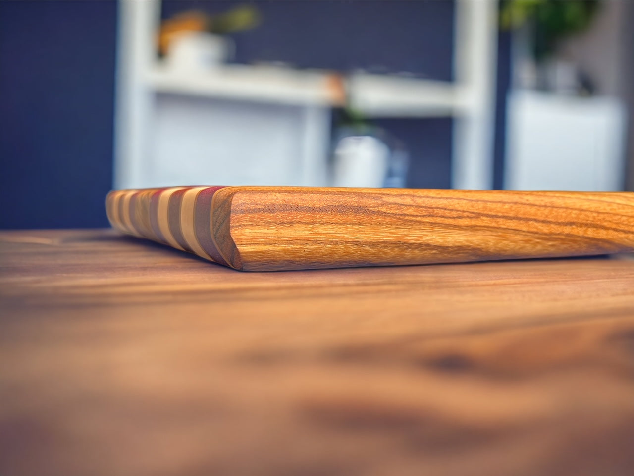 Cutting Board - 12"x16"x1.25" Beautiful Exotic & Domestic Wood