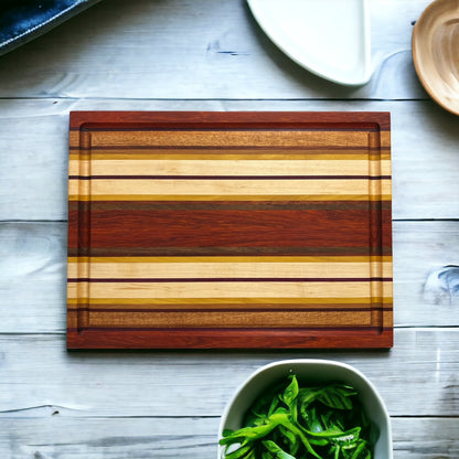 Cutting Board - Colorful Exotic & Domestic Wood