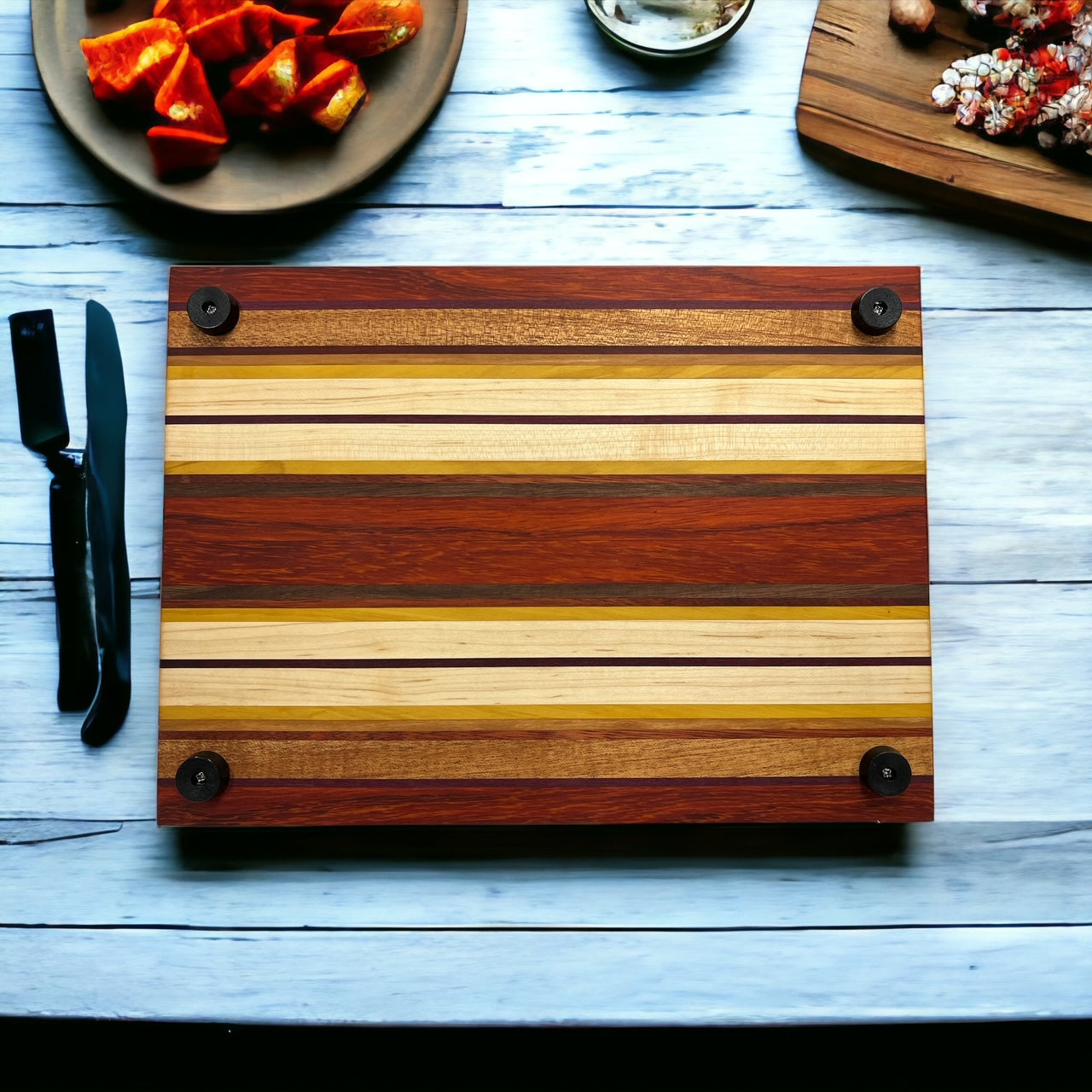 Cutting Board - Colorful Exotic & Domestic Wood