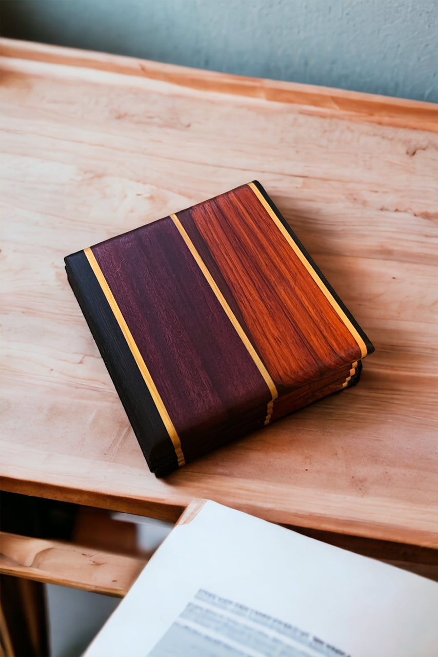 Exotic Wood Coasters - Set of 6